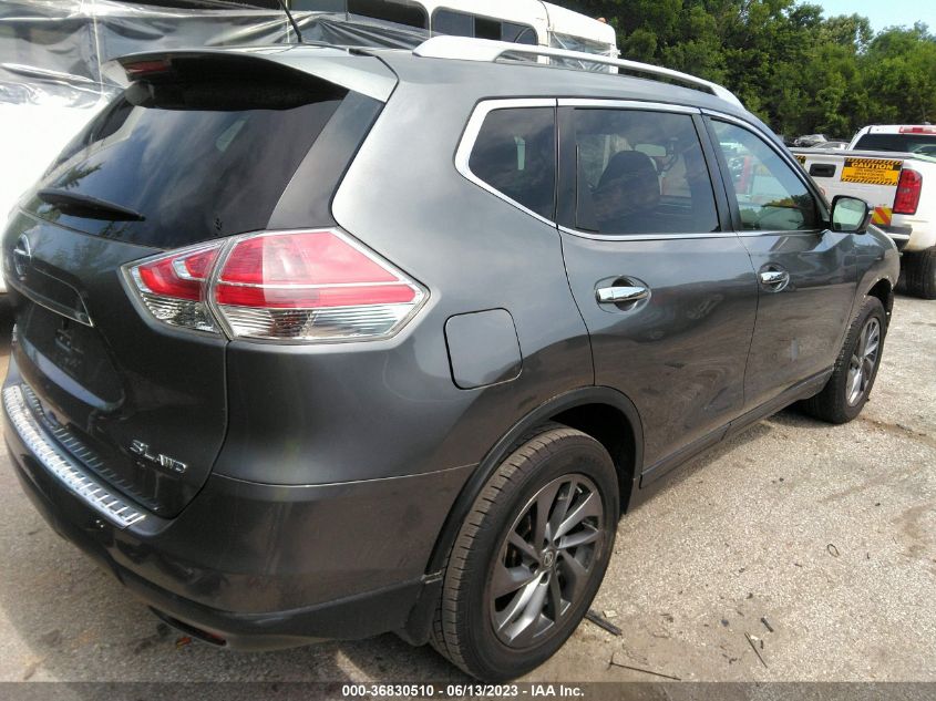 2016 Nissan Rogue Sl VIN: 5N1AT2MV2GC759413 Lot: 36830510