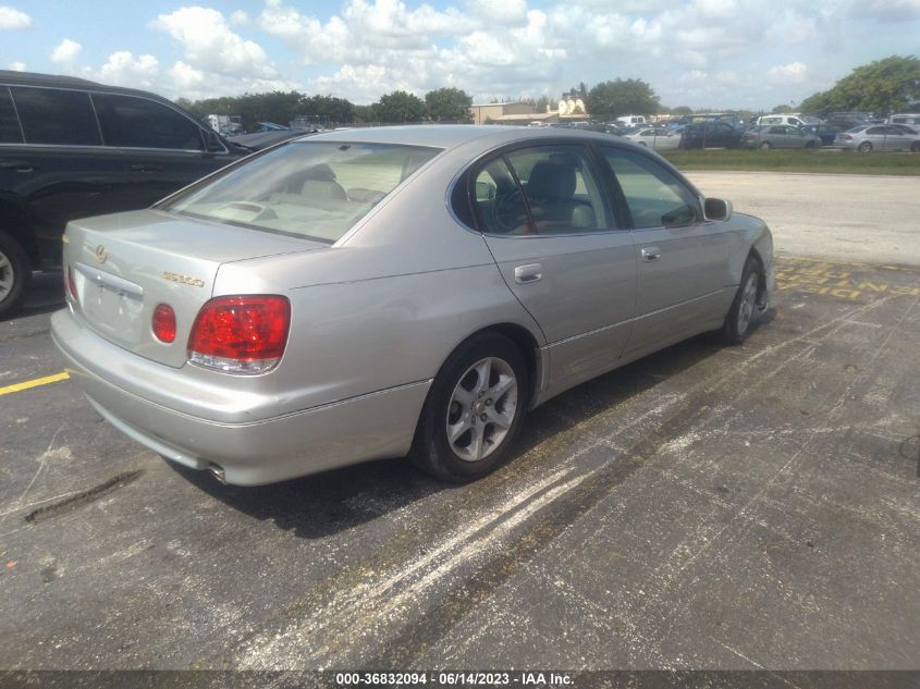 2001 Lexus Gs 300 Base (A5) VIN: JT8BD69S610130904 Lot: 36832094