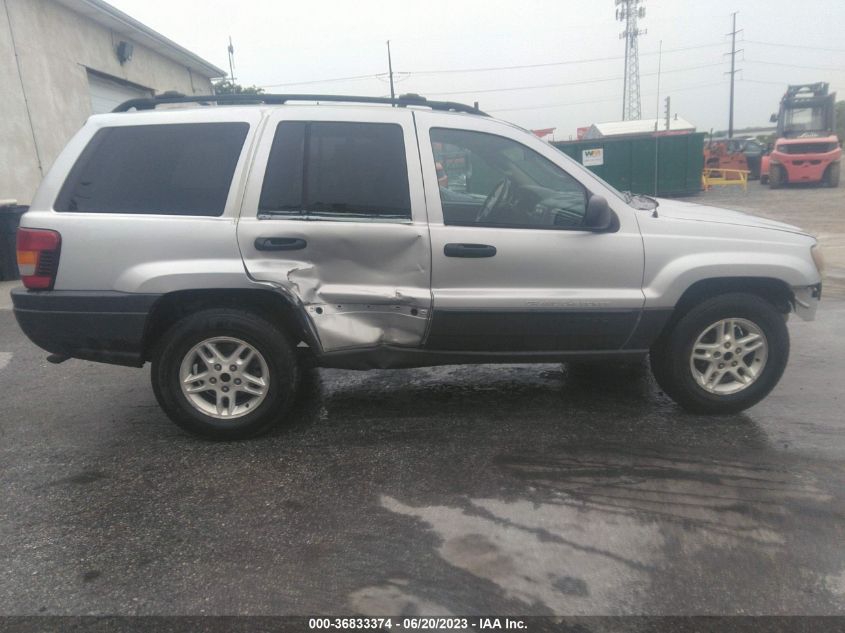 2004 Jeep Grand Cherokee Laredo VIN: 1J4GW48S54C283438 Lot: 36833374