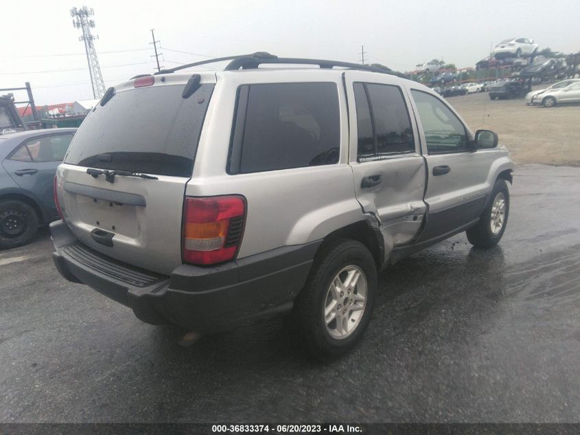 2004 Jeep Grand Cherokee Laredo VIN: 1J4GW48S54C283438 Lot: 36833374