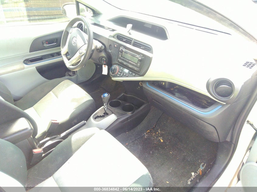 2012 Toyota Prius C Two VIN: JTDKDTB35C1518934 Lot: 36834842