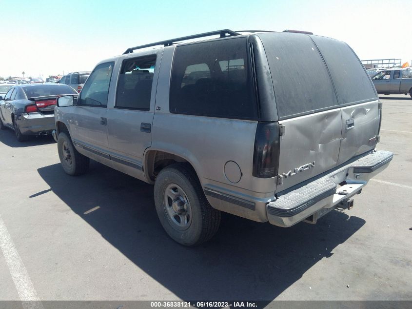 1999 GMC Yukon Sle VIN: 1GKEK13R5XJ787424 Lot: 36838121