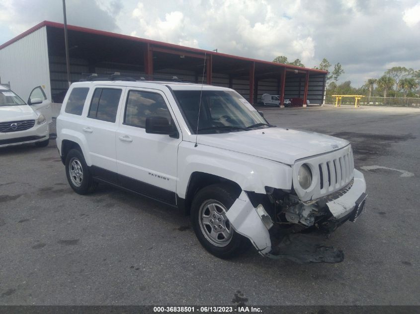 2014 Jeep Patriot Sport VIN: 1C4NJPBA1ED883074 Lot: 36838501