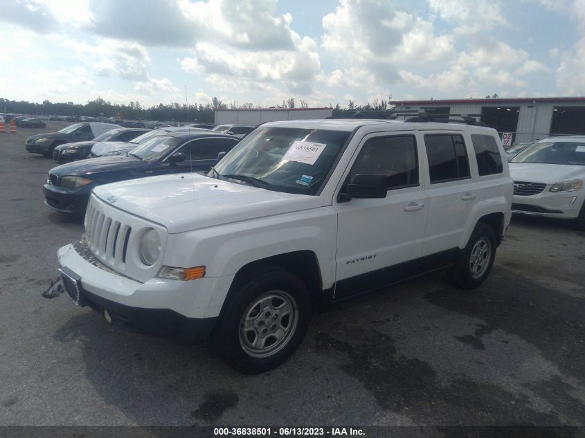 2014 Jeep Patriot Sport VIN: 1C4NJPBA1ED883074 Lot: 36838501