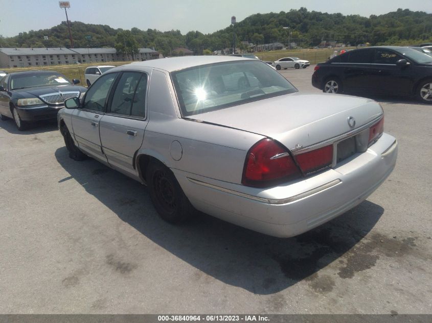 2000 Mercury Grand Marquis Gs VIN: 2MEFM74W0YX632112 Lot: 40501080