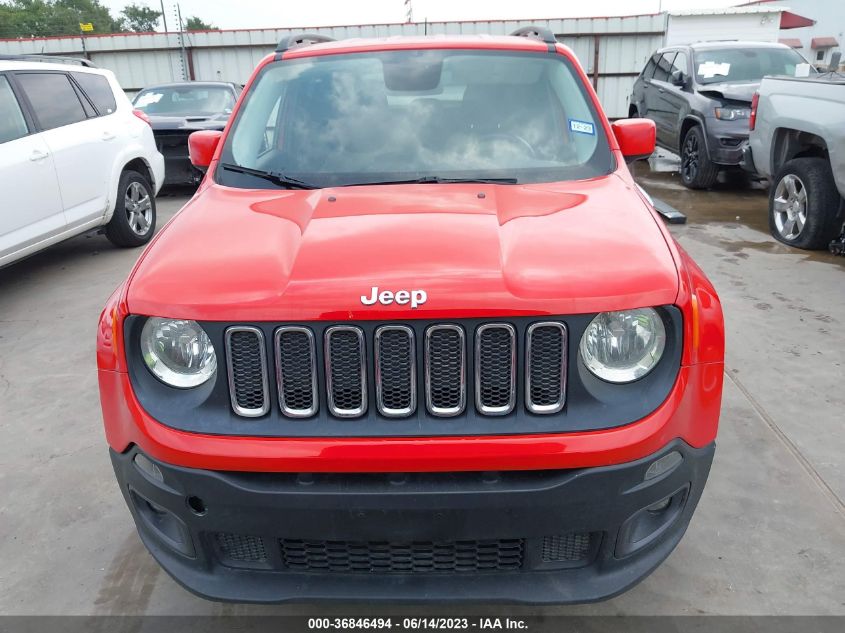 2015 Jeep Renegade Latitude VIN: ZACCJABT0FPB59551 Lot: 36846494