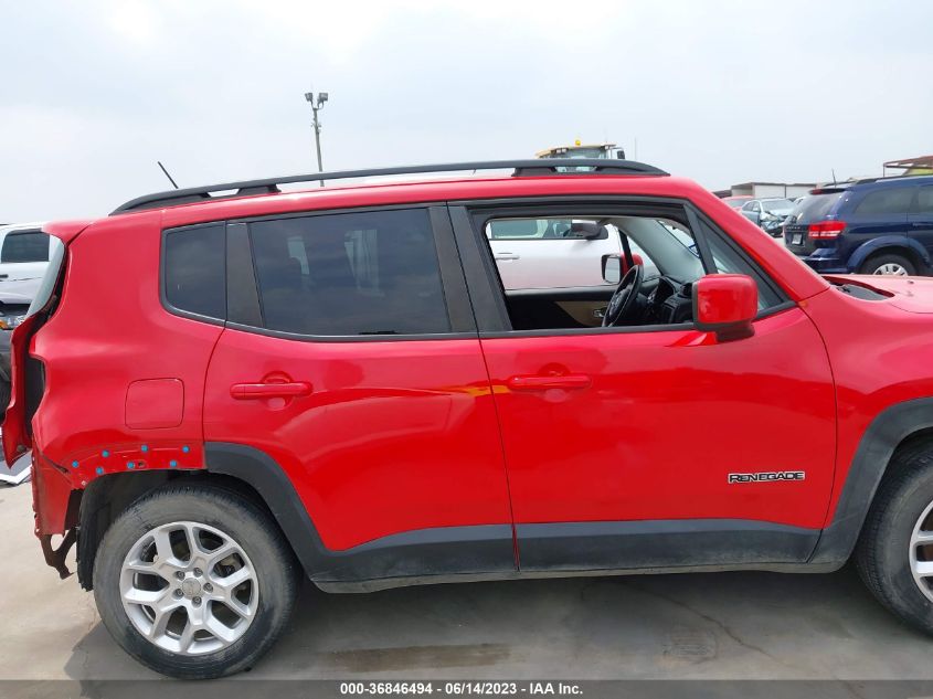 2015 Jeep Renegade Latitude VIN: ZACCJABT0FPB59551 Lot: 36846494