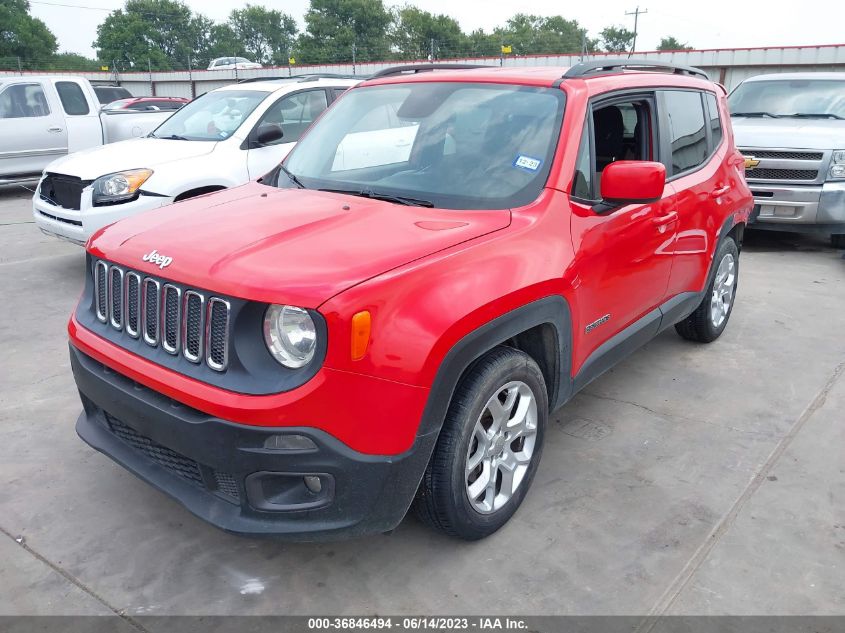 2015 Jeep Renegade Latitude VIN: ZACCJABT0FPB59551 Lot: 36846494