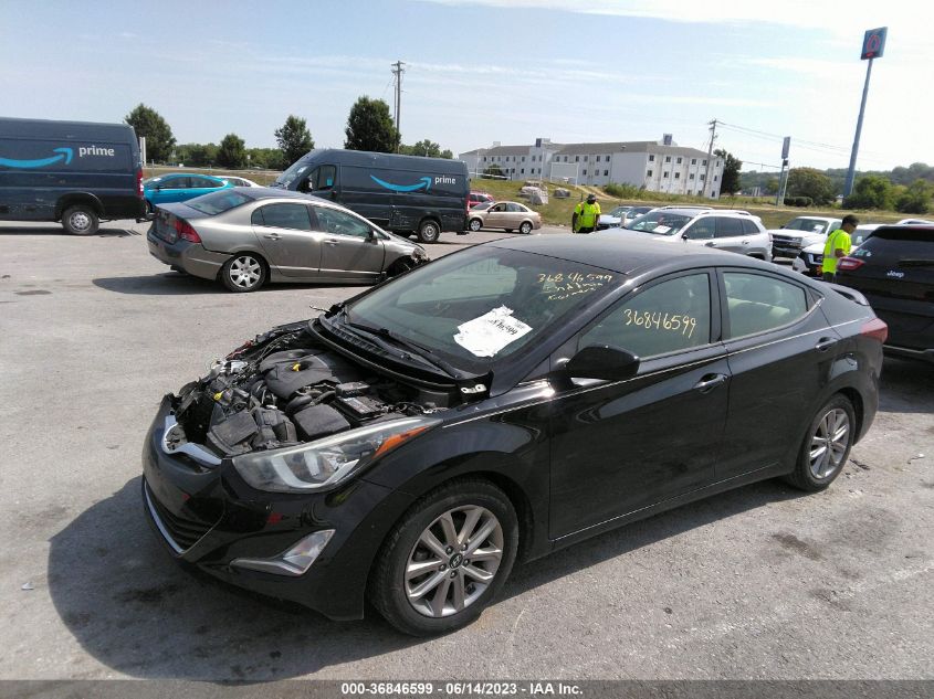 2016 Hyundai Elantra Se VIN: 5NPDH4AE4GH653312 Lot: 36846599