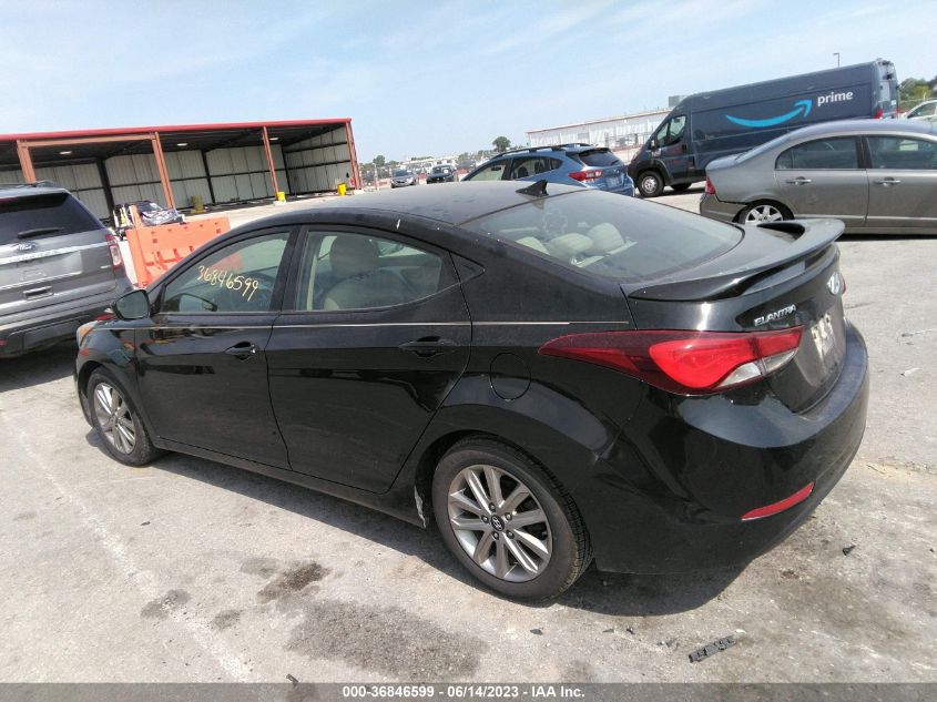 2016 Hyundai Elantra Se VIN: 5NPDH4AE4GH653312 Lot: 36846599