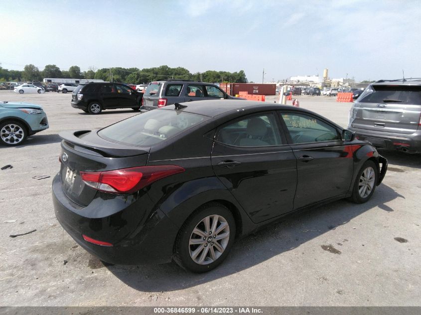 2016 Hyundai Elantra Se VIN: 5NPDH4AE4GH653312 Lot: 36846599