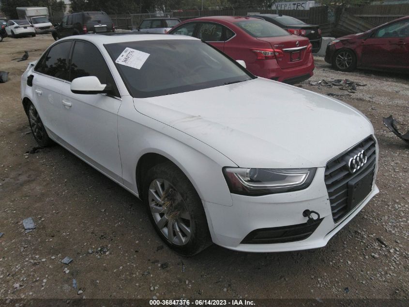 VIN WAUBFAFL2DN031870 2013 AUDI A4 no.1