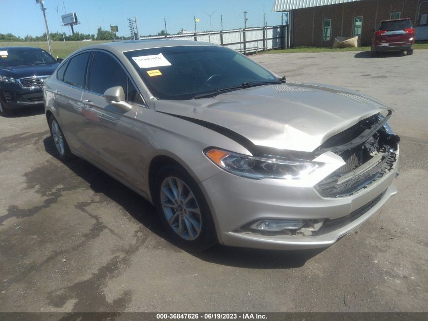 2017 Ford Fusion Se VIN: 3FA6P0HDXHR132505 Lot: 36847626