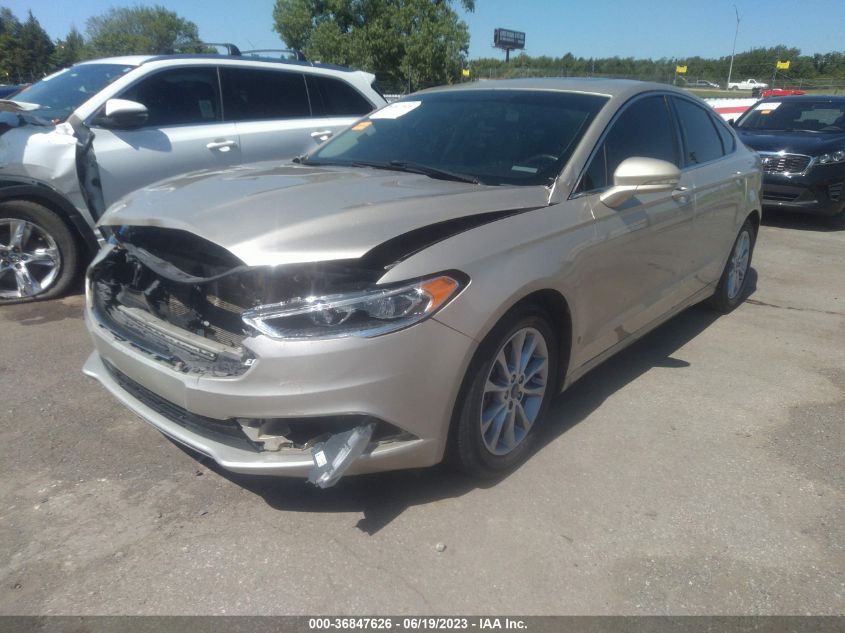 2017 Ford Fusion Se VIN: 3FA6P0HDXHR132505 Lot: 36847626