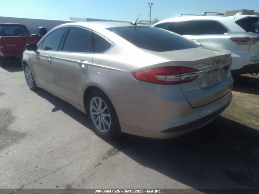 2017 Ford Fusion Se VIN: 3FA6P0HDXHR132505 Lot: 36847626