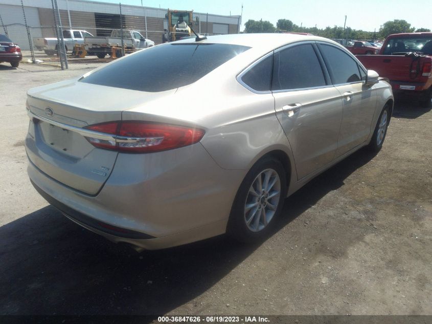 2017 Ford Fusion Se VIN: 3FA6P0HDXHR132505 Lot: 36847626