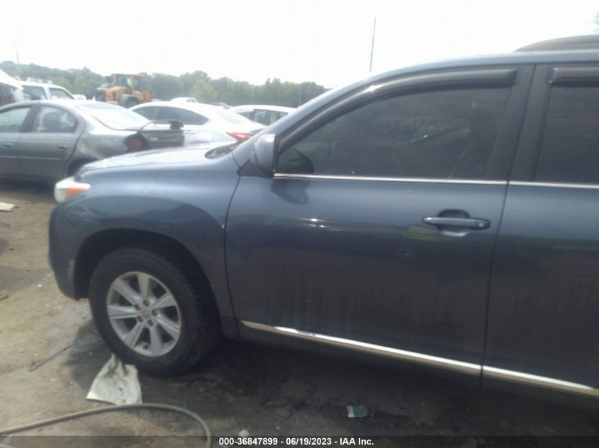 2012 Toyota Highlander VIN: 5TDBK3EH8CS150815 Lot: 36847899