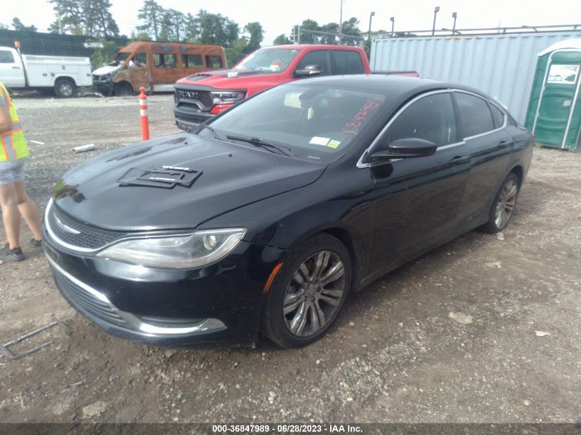 2015 Chrysler 200 Limited VIN: 1C3CCCAB3FN653170 Lot: 36847989