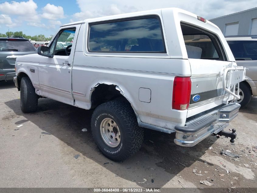 1996 Ford Bronco U100 VIN: 1FMEU15H2TLB84015 Lot: 36848408