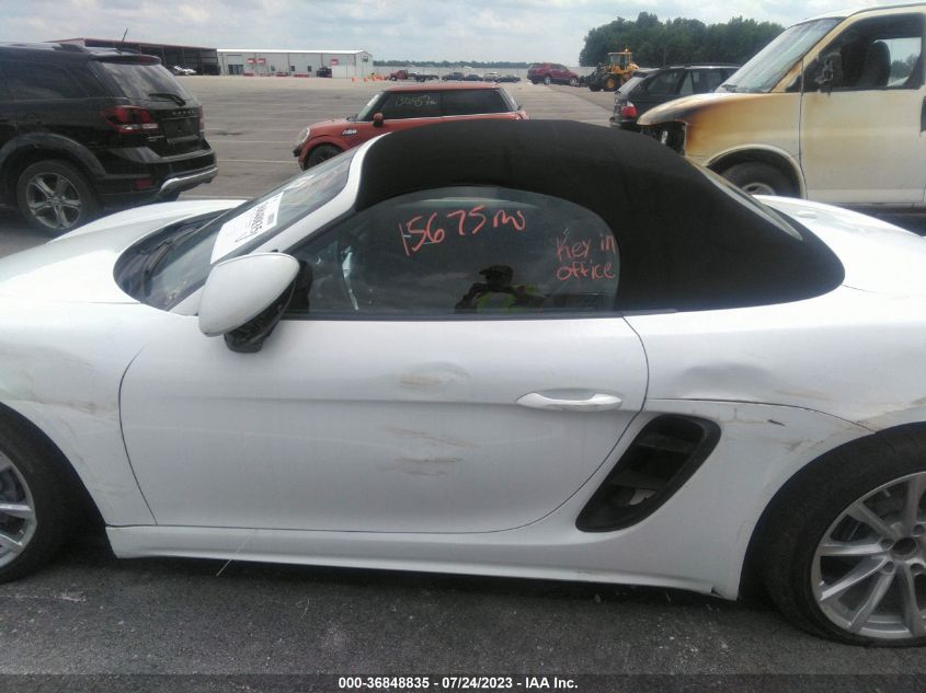 WP0CA2A89JS211035 2018 Porsche 718 Boxster