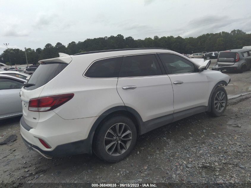 2018 Hyundai Santa Fe Se VIN: KM8SMDHF3JU266857 Lot: 36849035