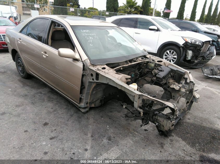 2002 Toyota Camry Xle/Le/Se VIN: 4T1BF32K32U517064 Lot: 36849124