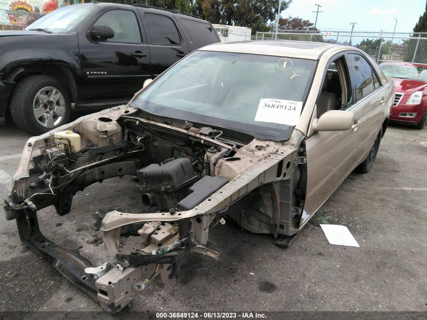 2002 Toyota Camry Xle/Le/Se VIN: 4T1BF32K32U517064 Lot: 36849124