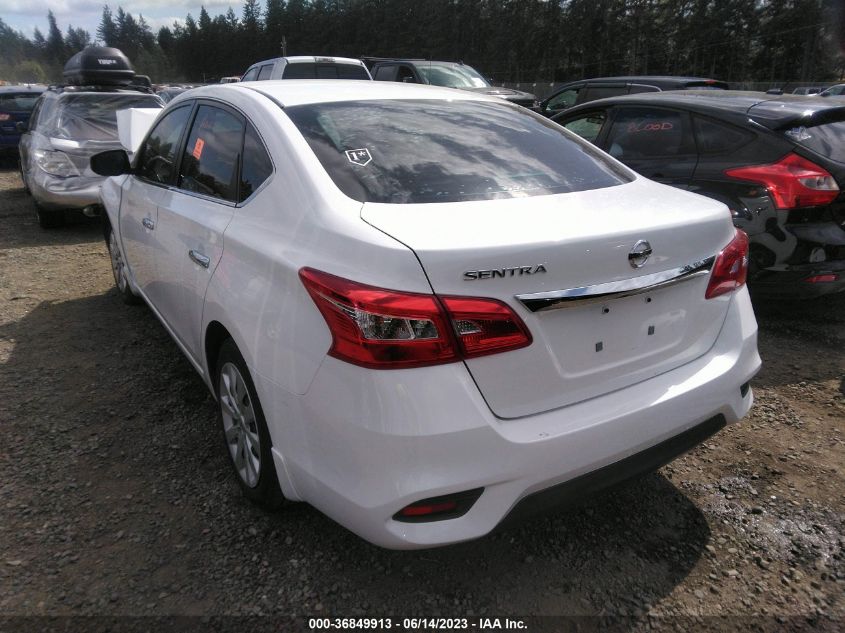 2016 Nissan Sentra S VIN: 3N1AB7APXGY258046 Lot: 36849913