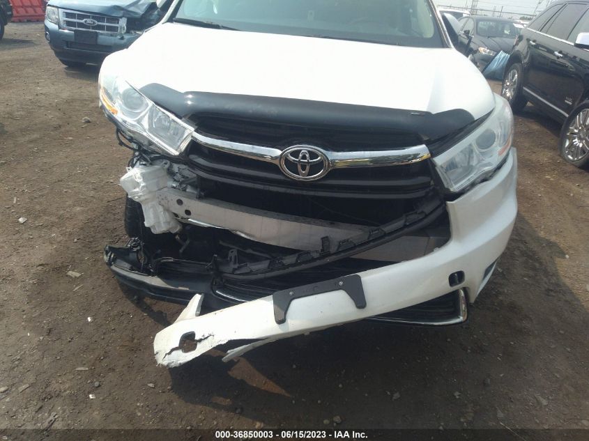 5TDJKRFH0ES023816 2014 Toyota Highlander Xle V6