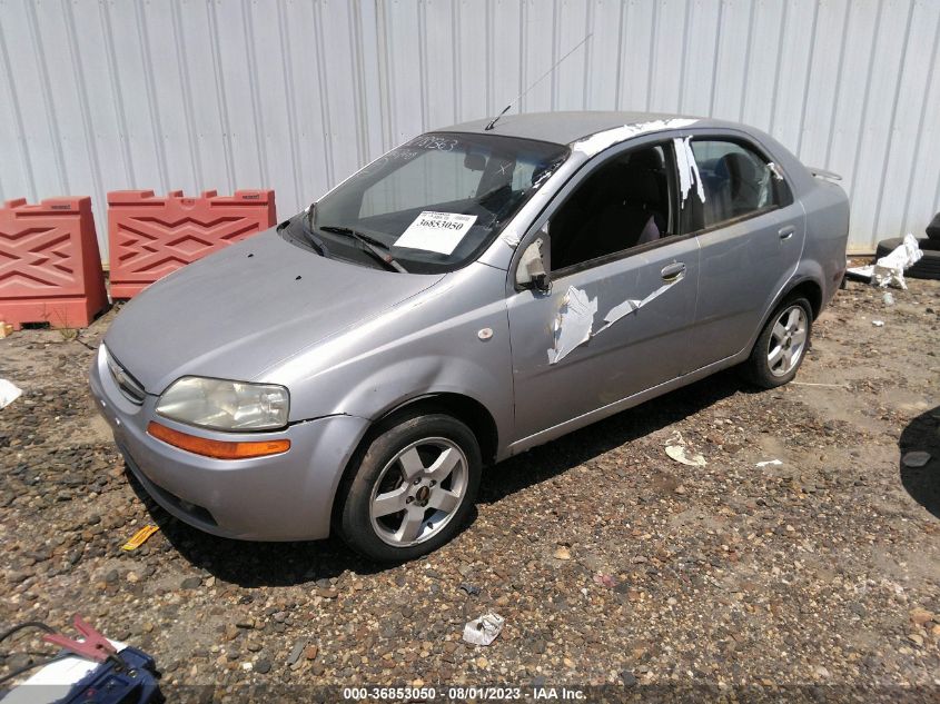 2006 Chevrolet Aveo Lt VIN: KL1TG56676B551256 Lot: 36853050