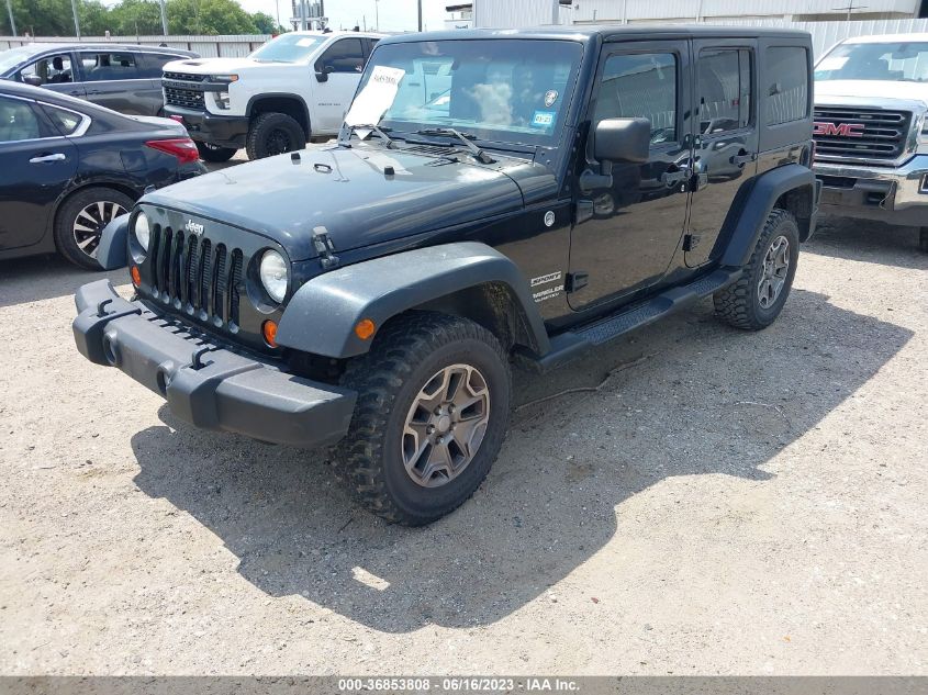 2012 Jeep Wrangler Unlimited Sport VIN: 1C4HJWDG4CL114385 Lot: 36853808