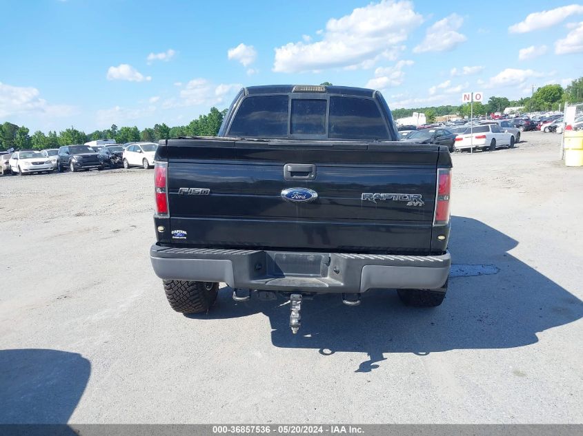 2012 Ford F-150 Svt Raptor VIN: 1FTFW1R67CFC17438 Lot: 36857536