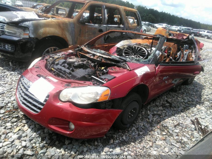 2006 Chrysler Sebring Touring VIN: 1C3EL55R86N235182 Lot: 36858551