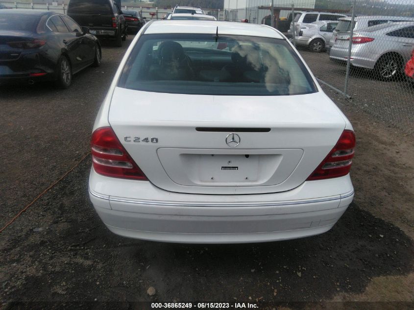 2002 Mercedes-Benz C-Class Base (M6) VIN: WDBRF61J72F172590 Lot: 36865249