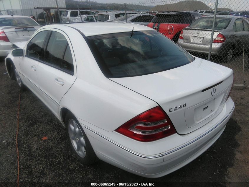 2002 Mercedes-Benz C-Class Base (M6) VIN: WDBRF61J72F172590 Lot: 36865249