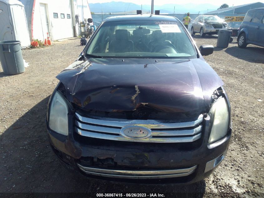 2007 Ford Fusion Sel VIN: 3FAHP02167R139425 Lot: 36867415
