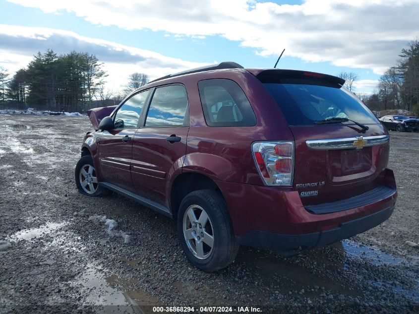 2008 Chevrolet Equinox Ls VIN: 2CNDL23F686043597 Lot: 36868294