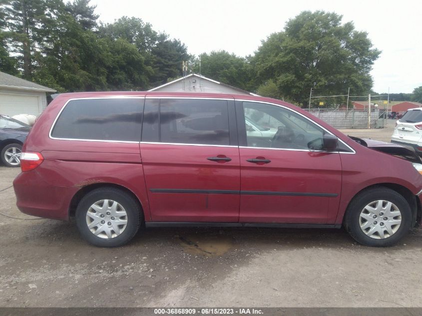 2005 Honda Odyssey Lx VIN: 5FNRL38265B032983 Lot: 36868909