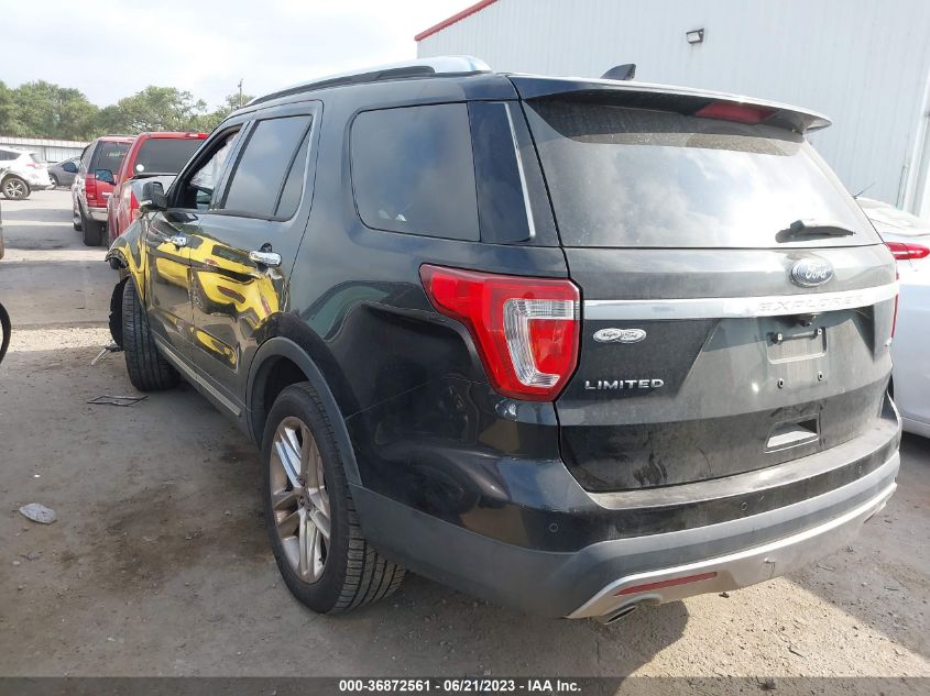 VIN 1FM5K8F81GGA59793 2016 FORD EXPLORER no.3