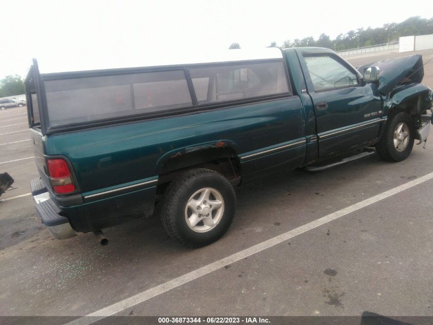 1996 Dodge Ram 1500 VIN: 1B7HC16Y7TS704346 Lot: 36873344