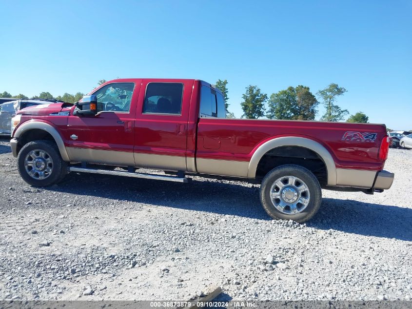 2014 Ford F-350 Lariat VIN: 1FT8W3BTXEEA65782 Lot: 36873879