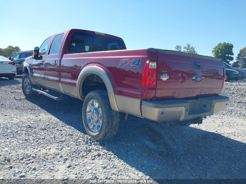 2014 Ford F-350 Lariat VIN: 1FT8W3BTXEEA65782 Lot: 36873879