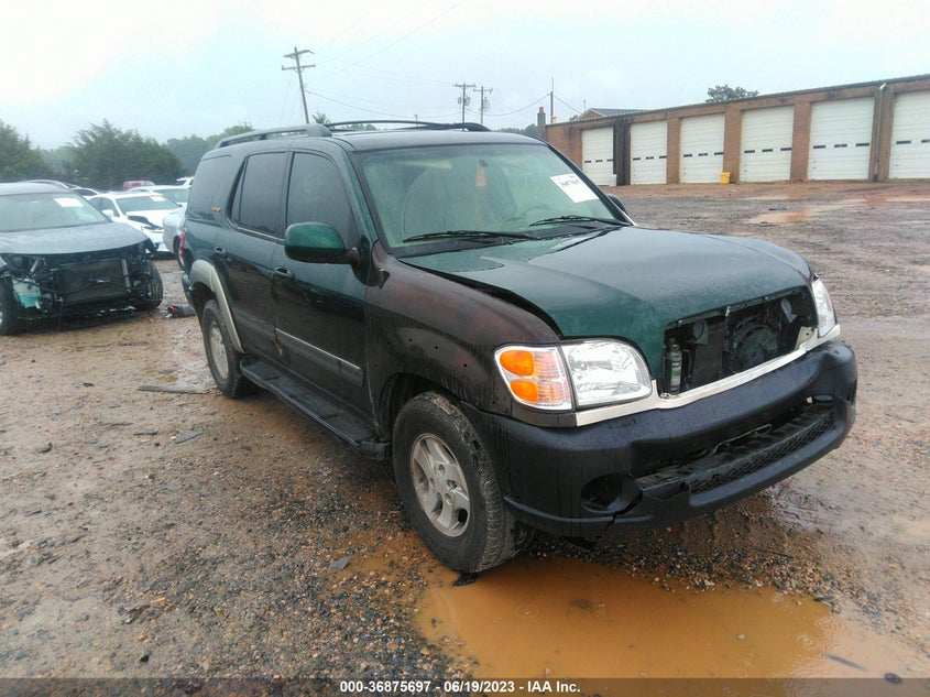 2002 Toyota Sequoia Limited VIN: 5TDZT38A62S069255 Lot: 36875697