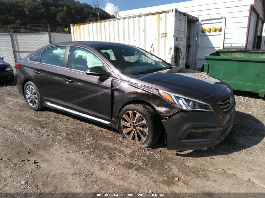 2015 Hyundai Sonata Sport VIN: 5NPE34AF7FH045827 Lot: 36876431