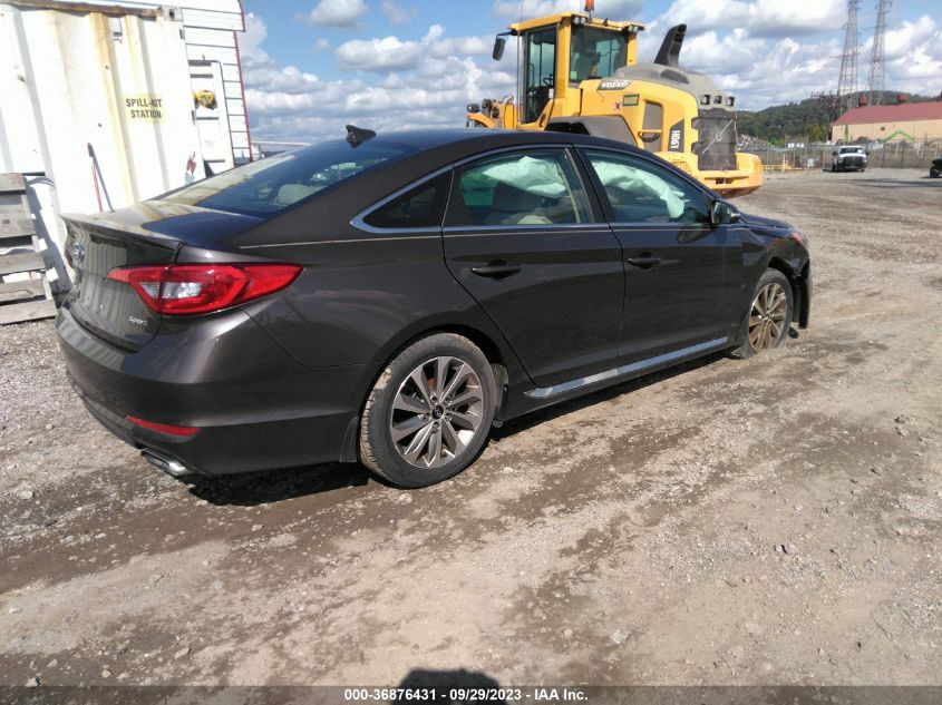 2015 Hyundai Sonata Sport VIN: 5NPE34AF7FH045827 Lot: 36876431