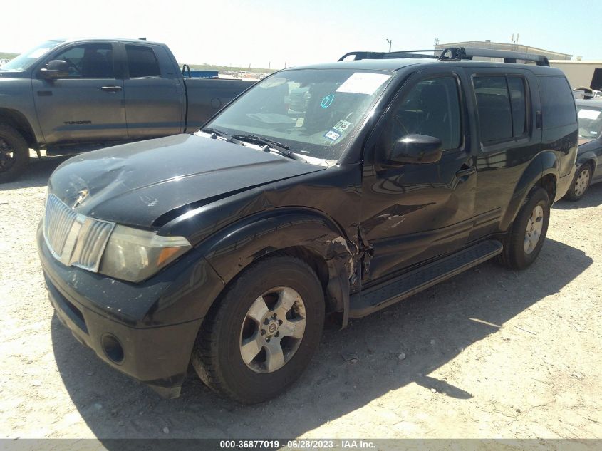 2005 Nissan Pathfinder Se VIN: 5N1AR18U05C764066 Lot: 36877019