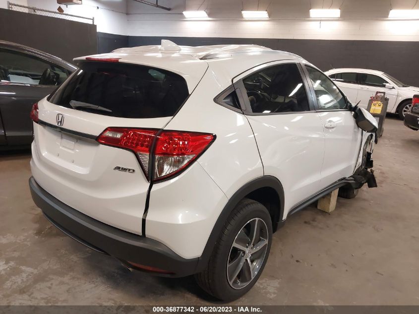 2021 Honda Hr-V Awd Ex-L VIN: 3CZRU6H70MM738443 Lot: 36877342