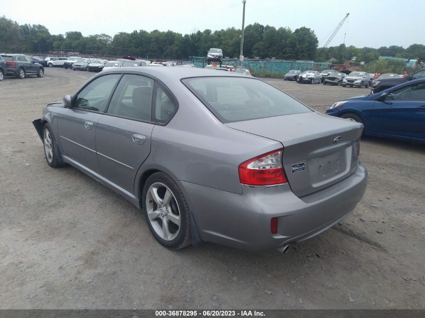 2009 Subaru Legacy 2.5I VIN: 4S3BL616897225745 Lot: 36878295