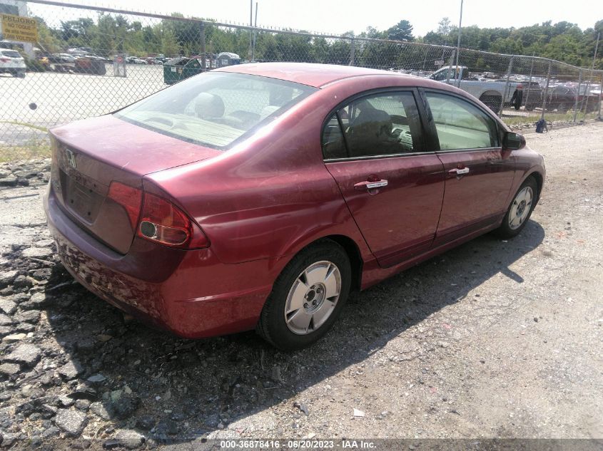 2008 Honda Civic Lx VIN: 2HGFA16518H502122 Lot: 36878416