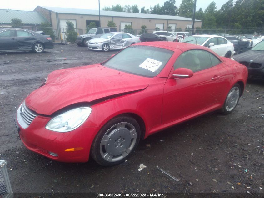 2002 Lexus Sc 430 VIN: JTHFN48Y720030613 Lot: 36882499